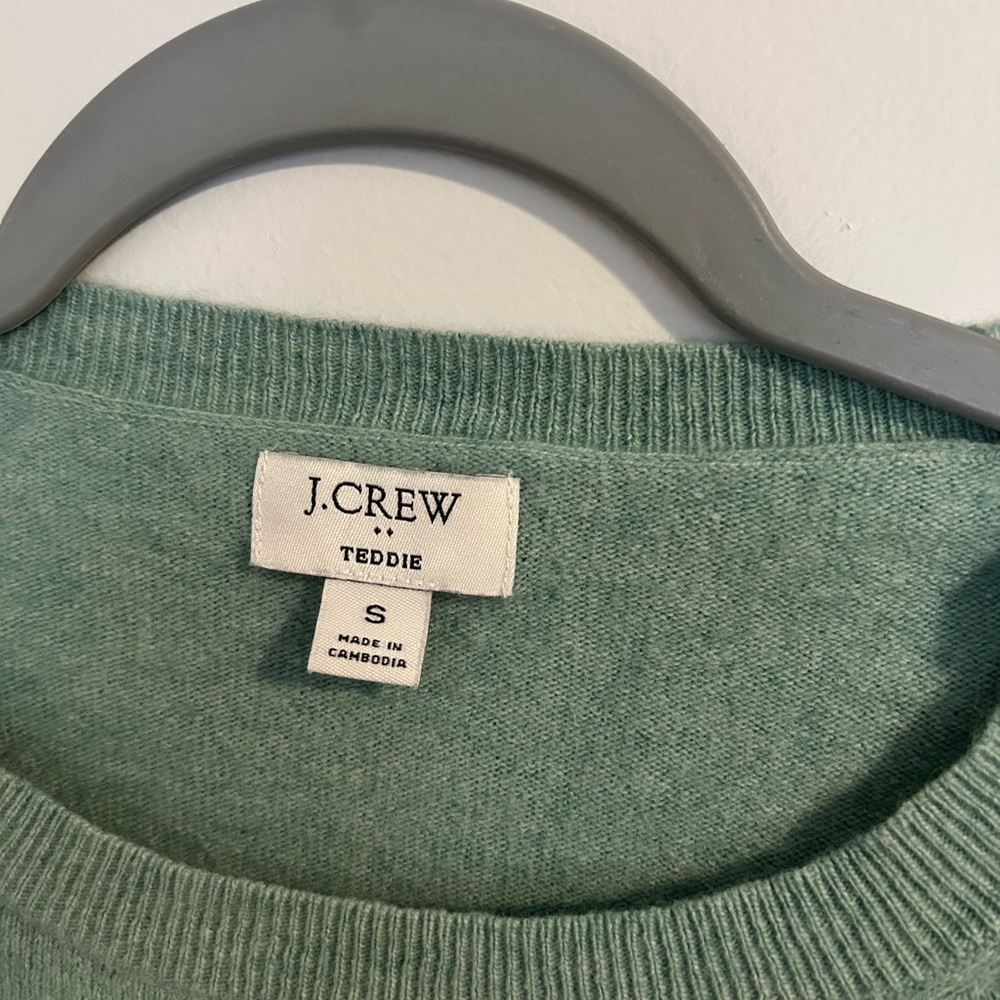 J.Crew Mint Green Knit Top - Picture 2 of 2
